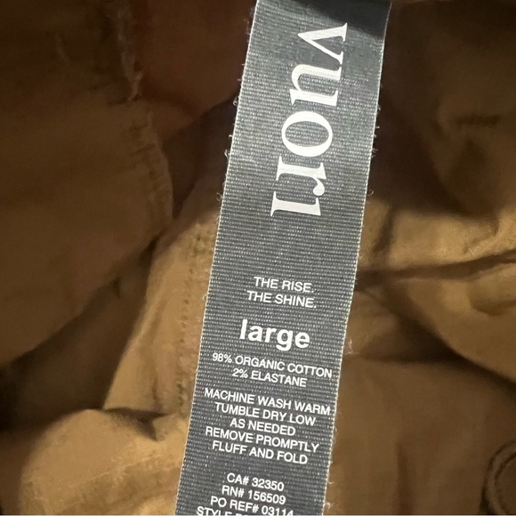 Vuori Ripstop Wideleg Pant in Tan - Picture 10 of 10